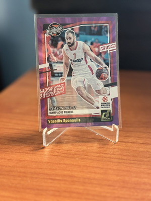 23-24 Panini EuroLeague Donruss Spanoulis Insert Purple/99 Olympiacos