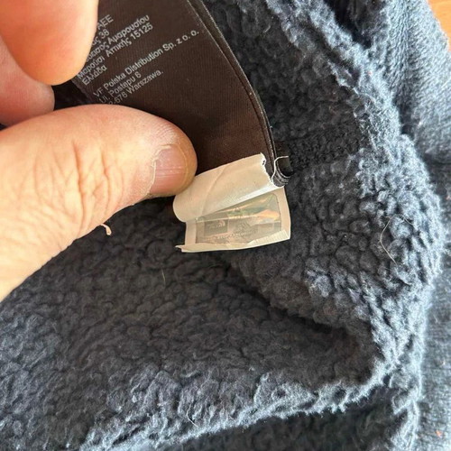 The North Face Gordon Lyons fleece half zip medium used, grey and blue