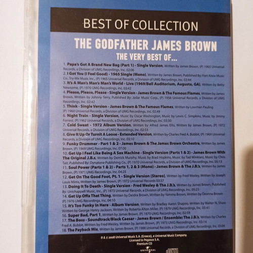 James Brown The Godfather CD used, best of collection