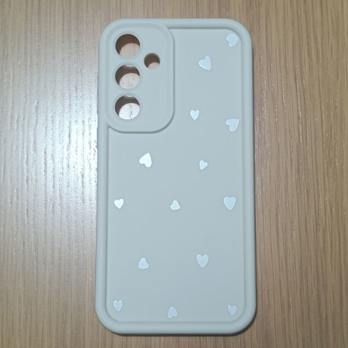 Silicone case with hearts for Samsung Galaxy A14 new