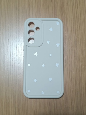 Silicone case with hearts for Samsung Galaxy A14 new