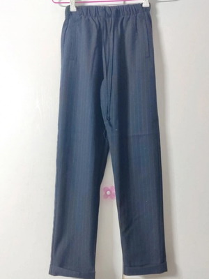 Bershka pants with stripe size xs like new, blue