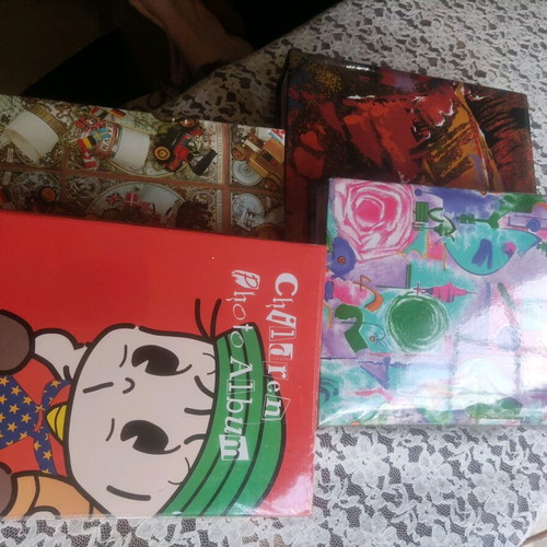 Photo albums like new, pack of 4 with 200 photo slots