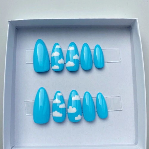 Press On Nails handmade, new, set of 10 pieces