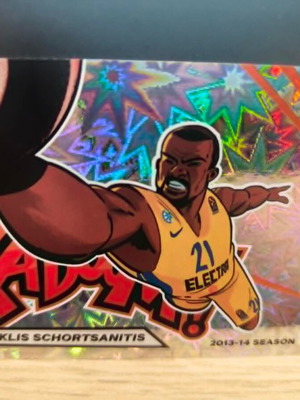 2025-26 Contenders Euroleague Sofoklis Schortsanitis Kaboom SSP Card new