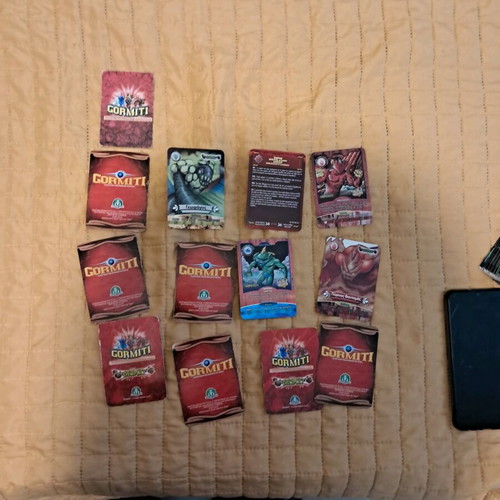 Gormiti cards used