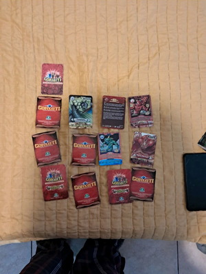 Gormiti cards used