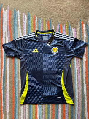 Scotland adidas home shirt 2024-2025 καινούργιο με ετικέτες, μέγεθος large