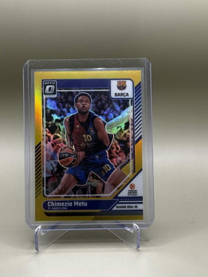 Chimezie Metu Donruss Optic EuroLeague Gold /10 Card 2024-25 new