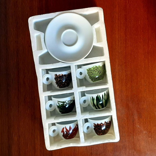 Illy Art Collection Francis Ford Coppola Espresso Cups Set of 6 New