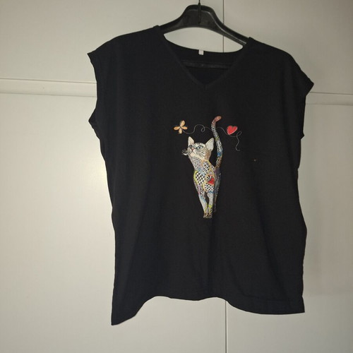 Blouse new, black, size XL