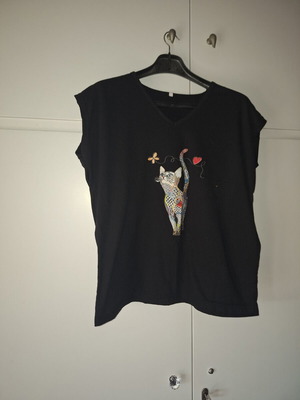 Blouse new, black, size XL