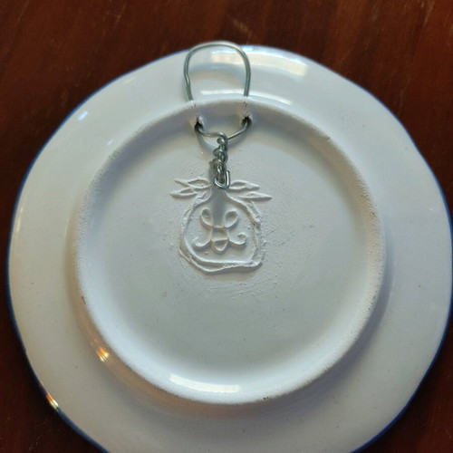 Wall plate Lefkada like new, handmade ceramic