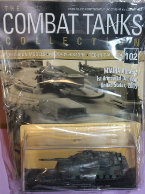 DeAgostini The Combat Tanks Collection #102 M1A1HA Abrams 1st Armoured Division Frankfurt 2005 нов с списание