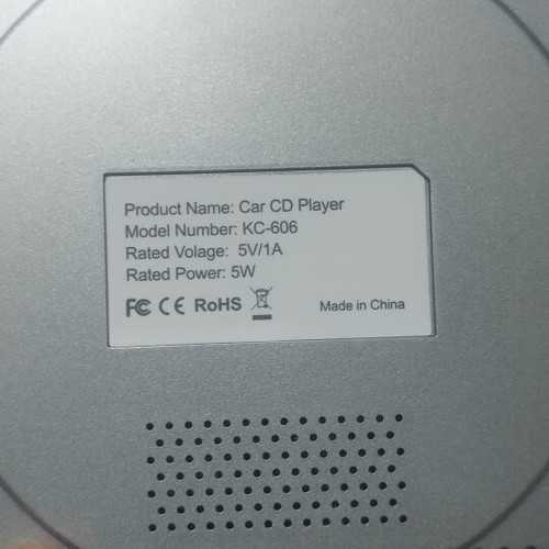 Προσωπικός Bluetooth CD Player με οθόνη LCD και USB AUX