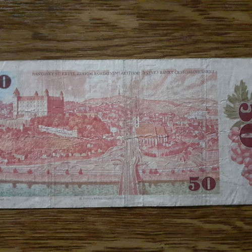 Czechoslovakia 50 Korun 1987 banknote used