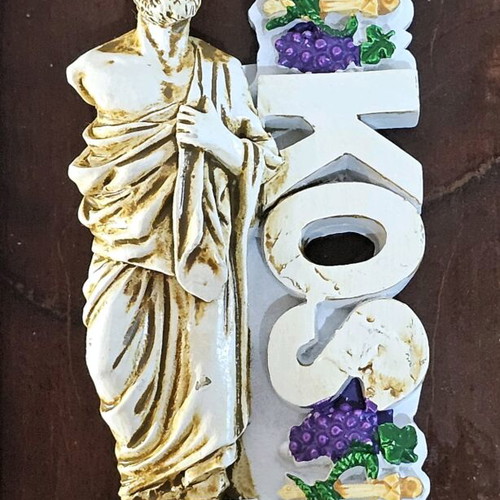 Kos Hippocrates Magnet new with grapes and ancient Greek symbols