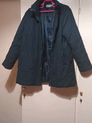 Quilted jacket XL used, petrol color