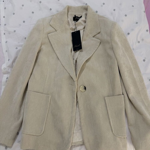 Forel beige corduroy jacket new with tag