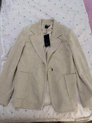 Forel beige corduroy jacket new with tag