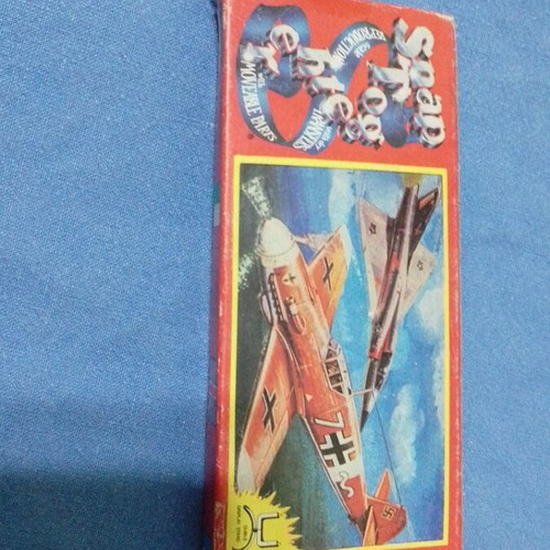 Snap together airplane models like new, Messerschmitt 109 B2 and Mirage IV A