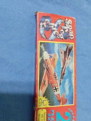 Snap together airplane models like new, Messerschmitt 109 B2 and Mirage IV A