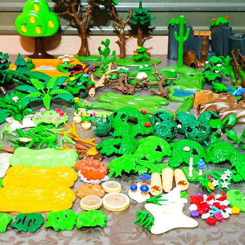 Playmobil зеленина употребяван, различни елементи