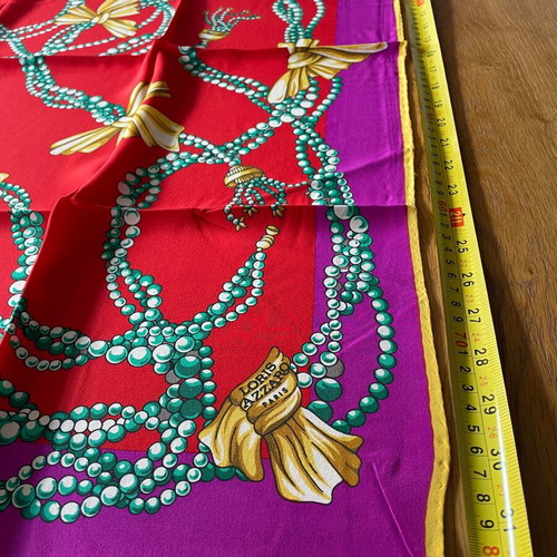 Silk scarf LORIS AZZARO PARIS new with beautiful colors