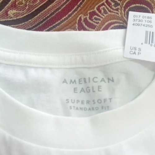 American Eagle T-shirt new, white, size S