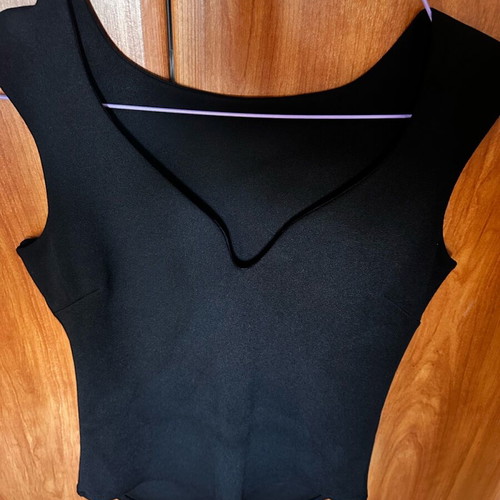 Black bodysuit like new, size small-medium with built-in cups