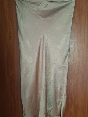 Pleated skirt Sinsay medium new gold