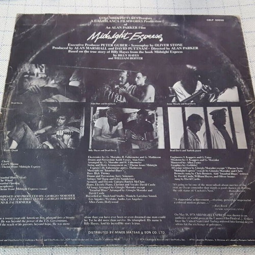 Giorgio Moroder Midnight Express LP used, electronic music