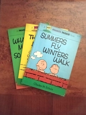 Συλλογή βιβλίων Peanuts μεταχειρισμένη, 6 τόμοι vintage και νεότερα
