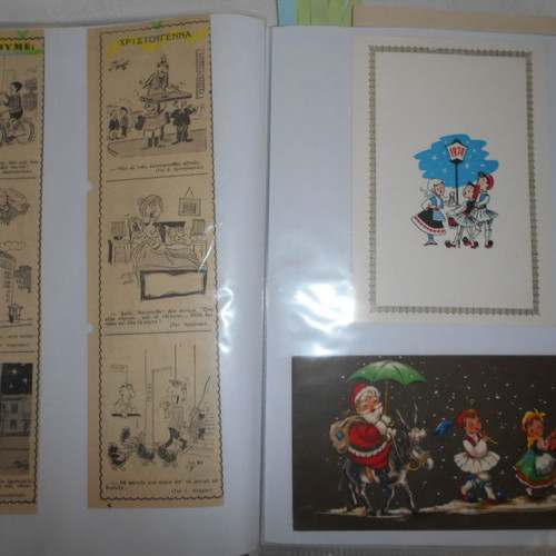 Carols, toys and snowmen used, archive with 100+ clippings from 1970 and earlier
