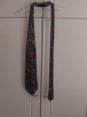 Giovanni Rossi tie used, 100% silk