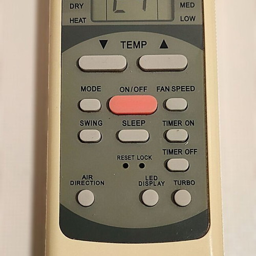 Midea air conditioner remote control used, Type R51M/E