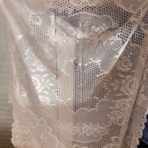 Handmade Square Tablecloth with Two Napkins New