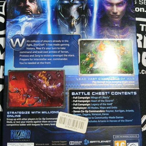 StarCraft II Battle Chest new for PC, strategy game