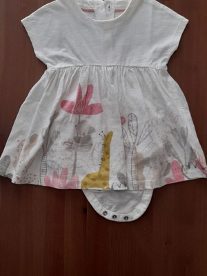 Mothercare κοντομάνικο φόρεμα σαν καινούργιο, βαμβακερό, 9-12 μηνών