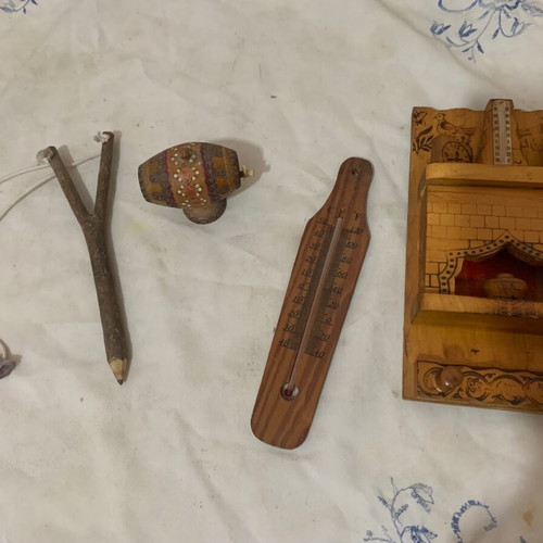 Wooden vintage decorations used