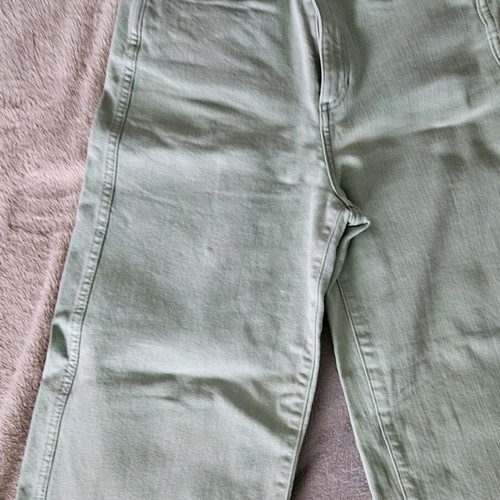 Weekday crop pants used, light green, size S