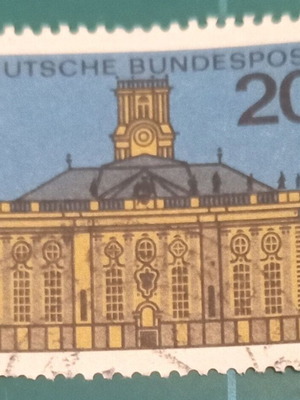 German stamp used, sealed
