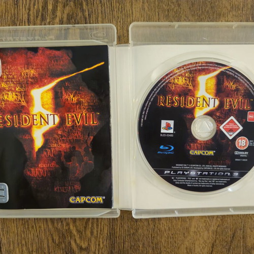 PS3 game pack with Resident Evil 5, Resident Evil 6, PES 2016