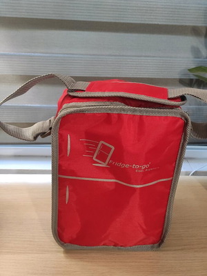 Mini fridge bag 4lit red like new