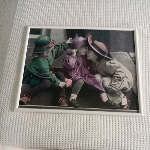 Poster with white frame like new, 53x43 cm