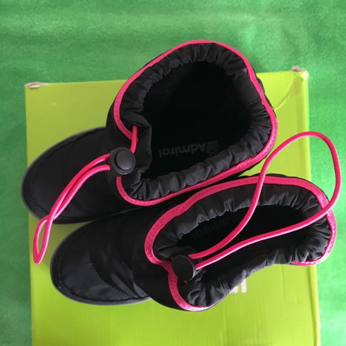 Admiral kids boots like new, size 32, black-pink