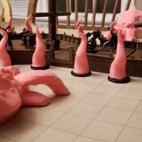 DnD Miniature Kraken new, 3D printed PLA+