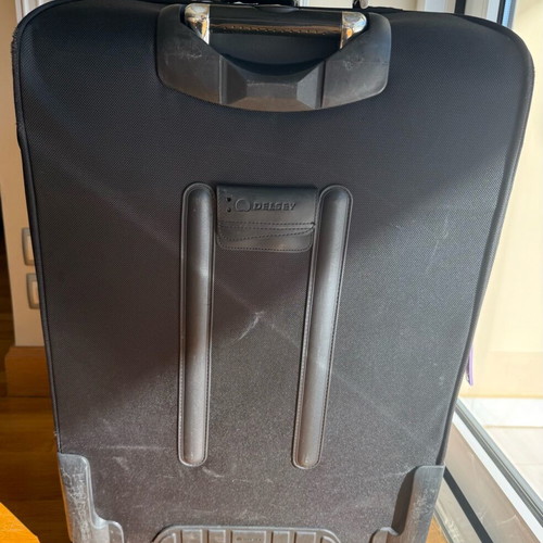 Delsey Black Suitcase Used Large Size