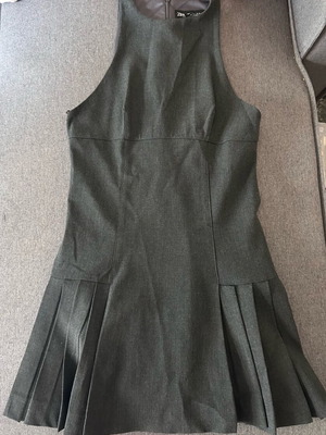Zara mini dress grey new