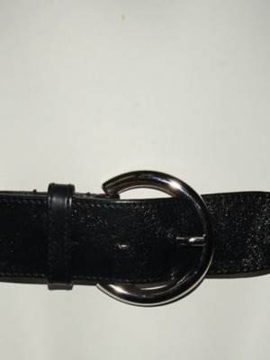 Furla leather belt like new, black
